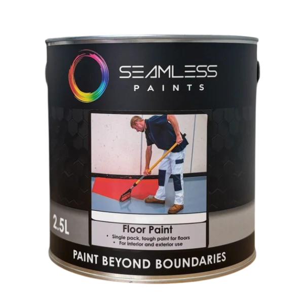 Seamless - Floor Paint - Black - 2.5 L