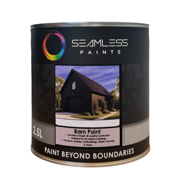 Seamless - Barn Paint - Satin - White - 2.5 L